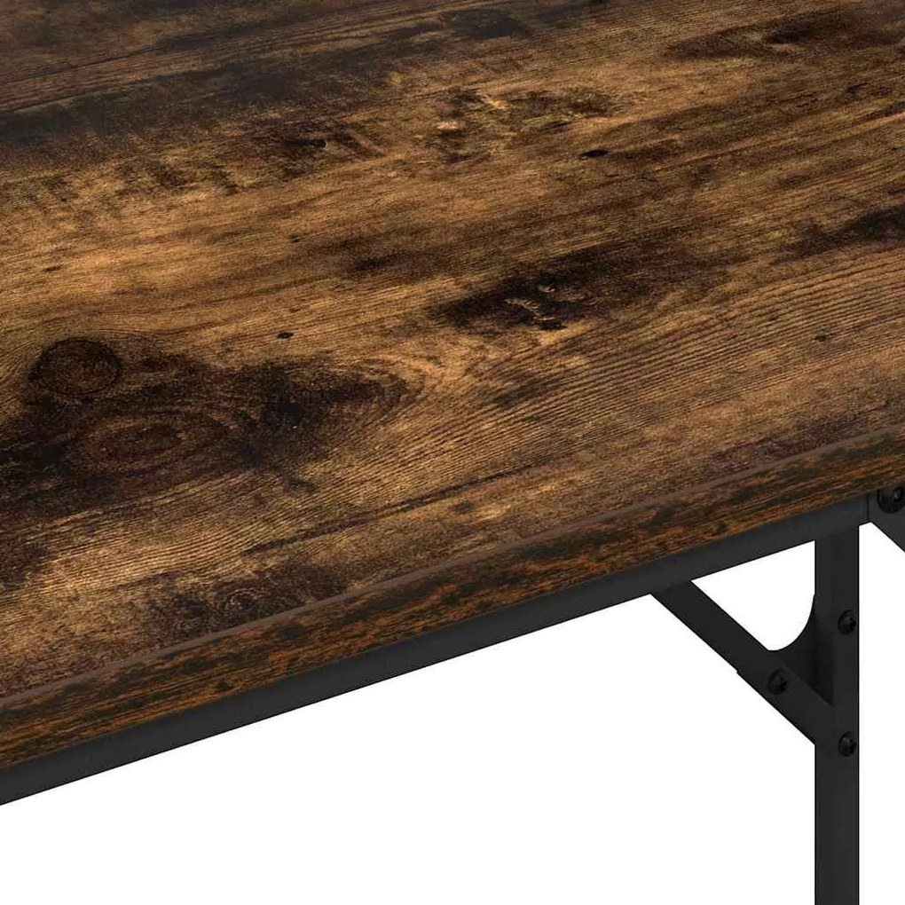Mesa Carvalho fumado 100 x 50 x 86.5 cm Madeira processada