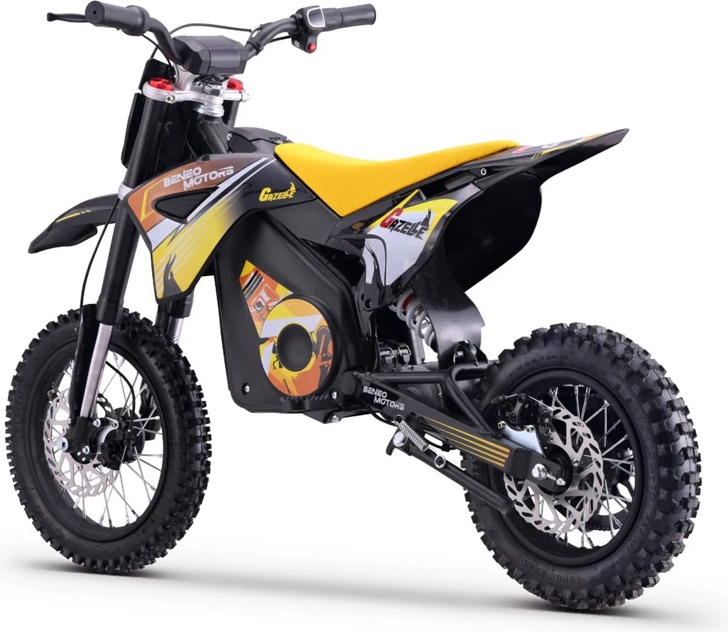 Motocross elétrica para crianças Motors Gazelle 1000 W Amarela