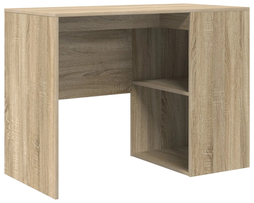 mesa de canto Carvalho Sonoma 102x88x75 cm Madeira Engenheirada