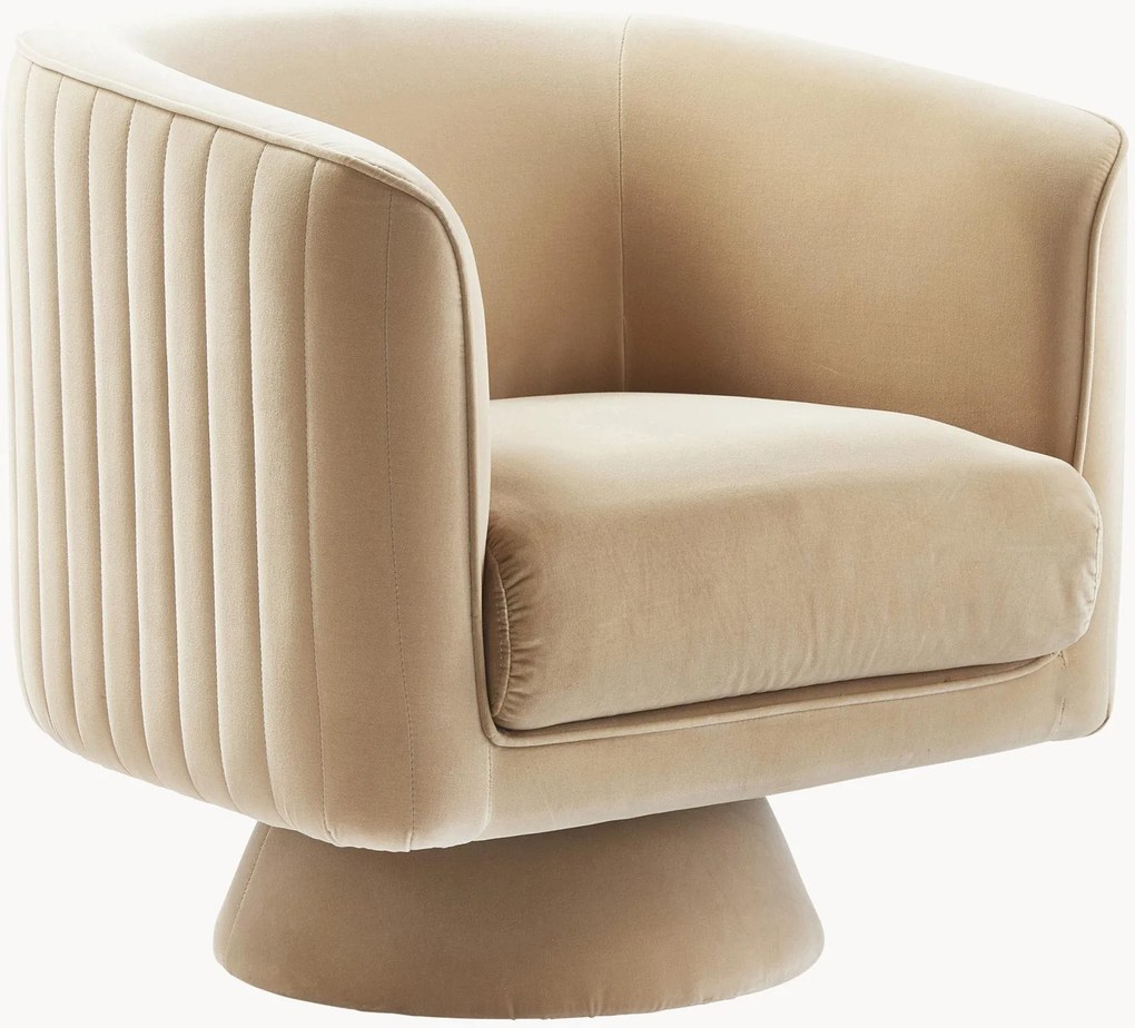 Poltrona em veludo Coventry