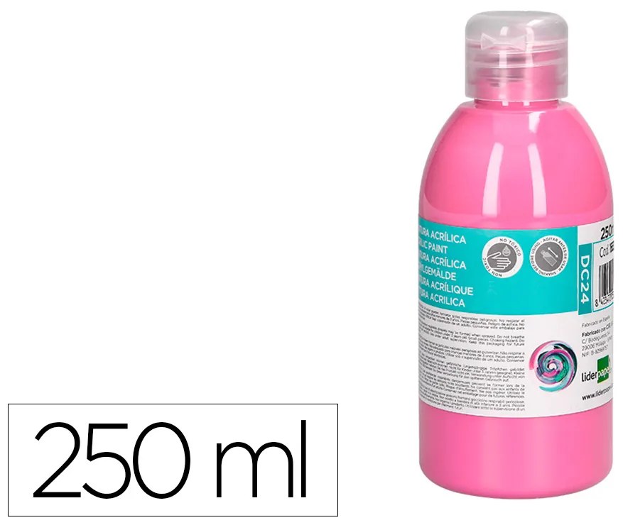 Pintura Acrilica Frasco de 250 Ml Rosa