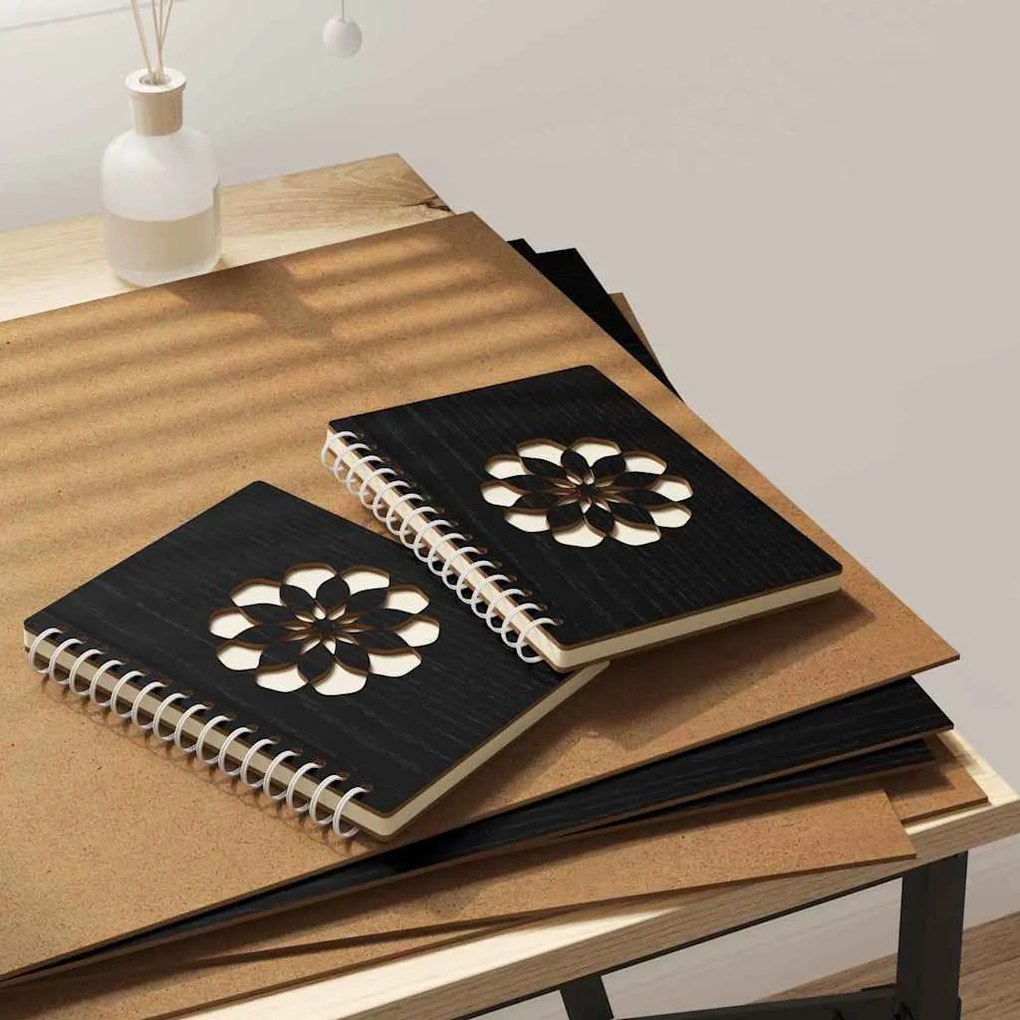 vidaXL Painéis de Decoração 50 pcs Carvalho Preto 40 x 60 x 0,27 cm