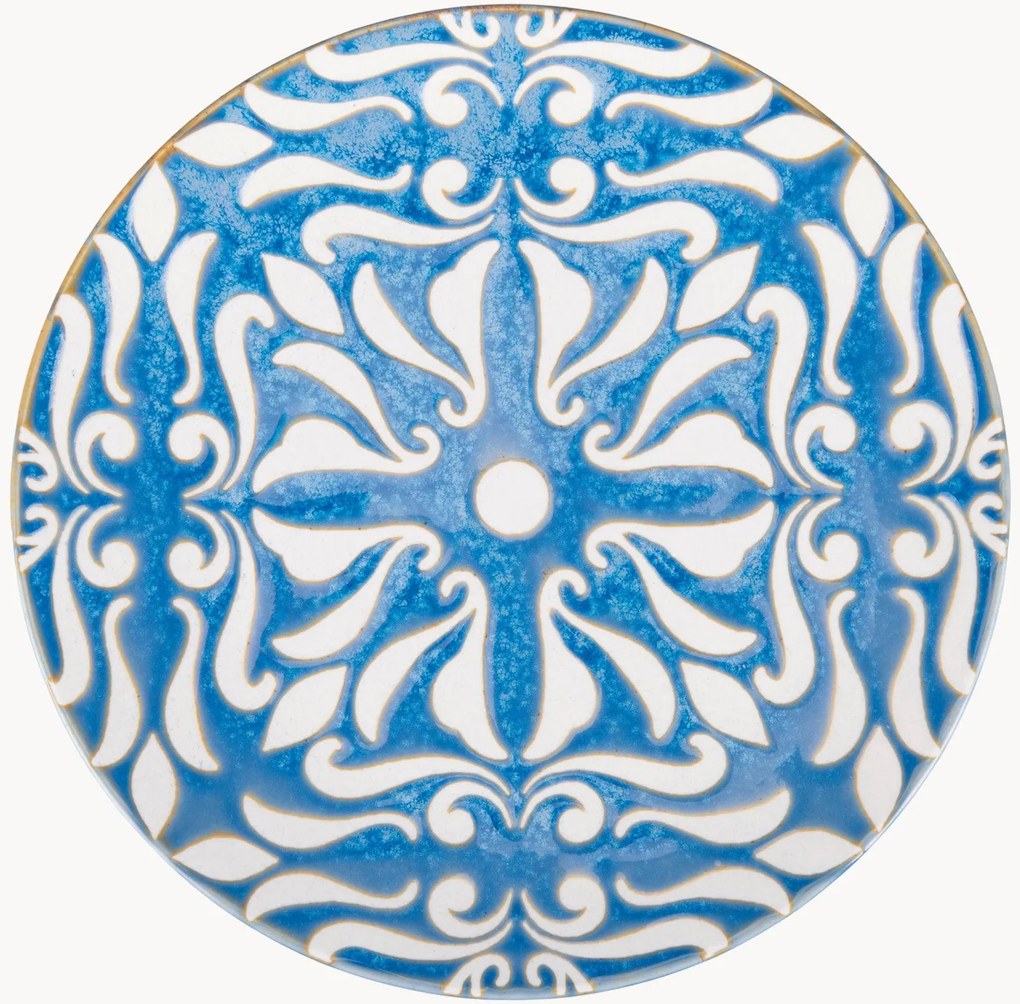 Pratos de pequeno-almoço em cerâmica Reactive, conjunto de 6