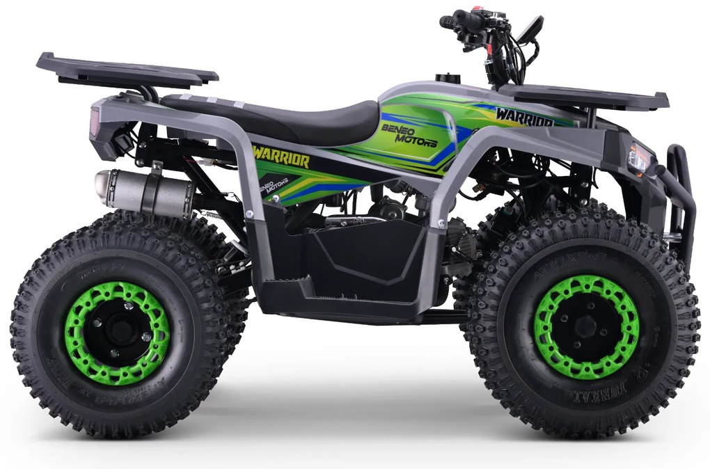Moto 4 gasolina crianças Motors WARRIOR 125cc Verde