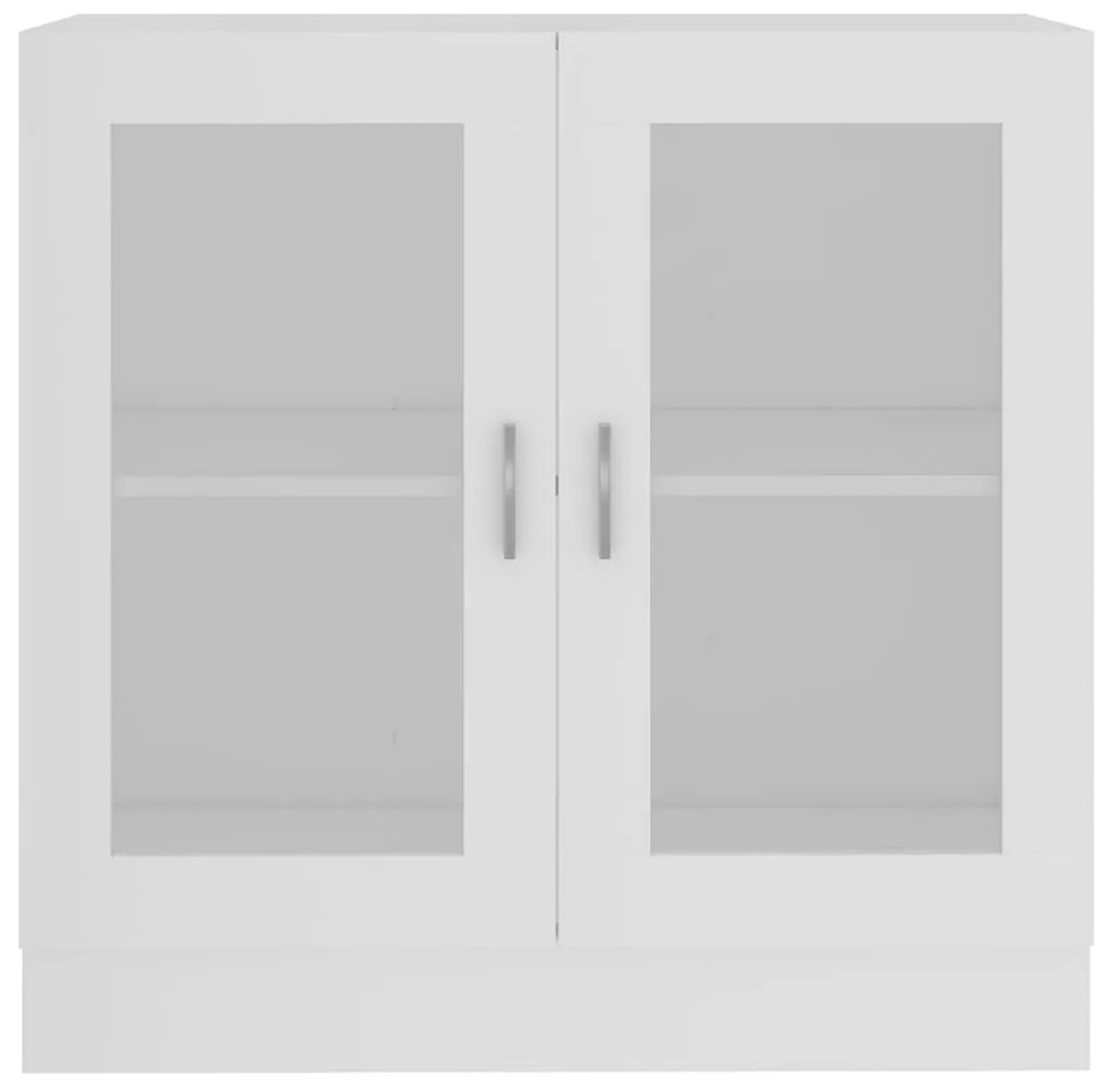 Armário vitrine 82,5x30,5x80 cm derivados de madeira branco