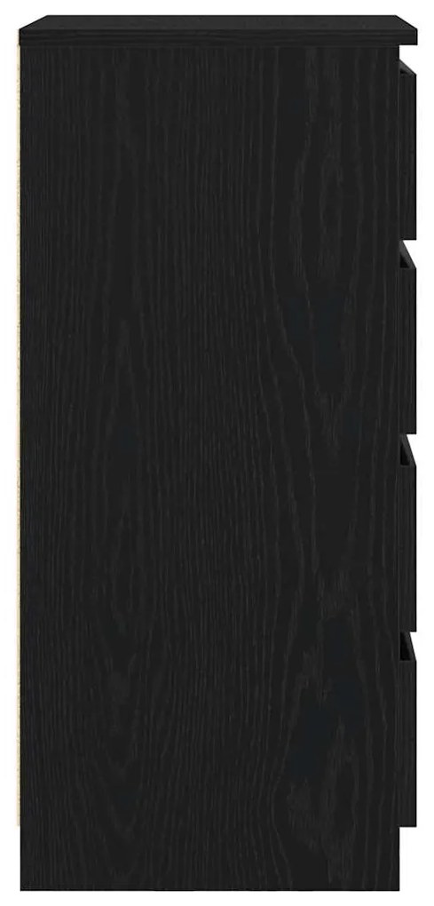 Aparador 37,5x35x76 cm derivados de madeira carvalho preto