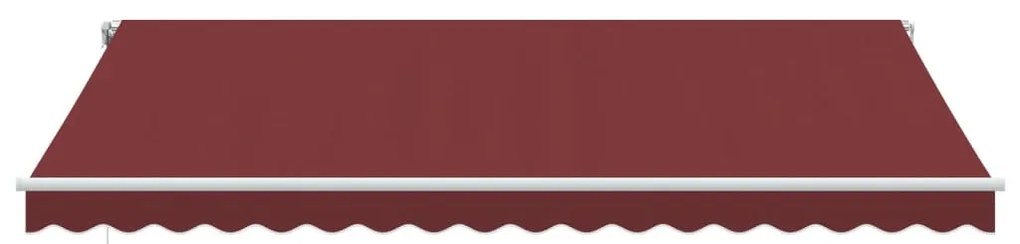 Toldo retrátil automático 450x350 cm bordô