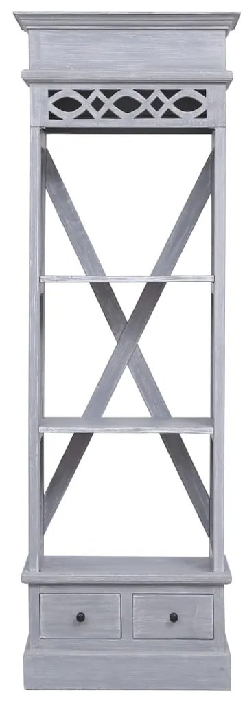Aparador alto 60x30x175 cm mogno maciço
