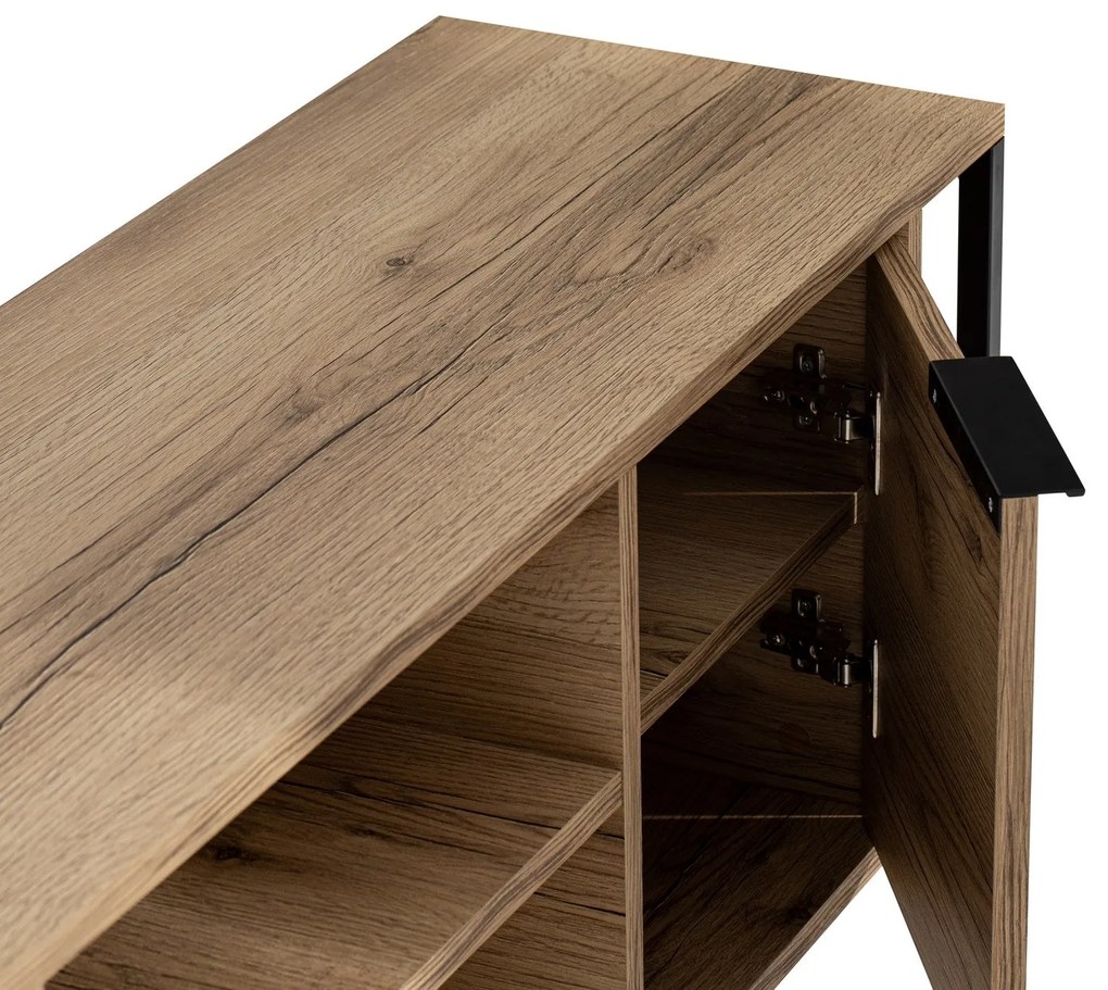 Móvel TV Bond – Preto Feltro – 120x48x35 cm