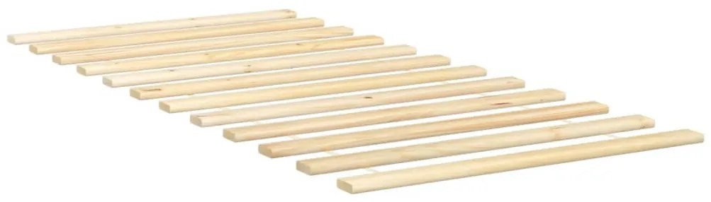 vidaXL Ripas para estrado de cama 90x200 cm madeira de pinho maciça