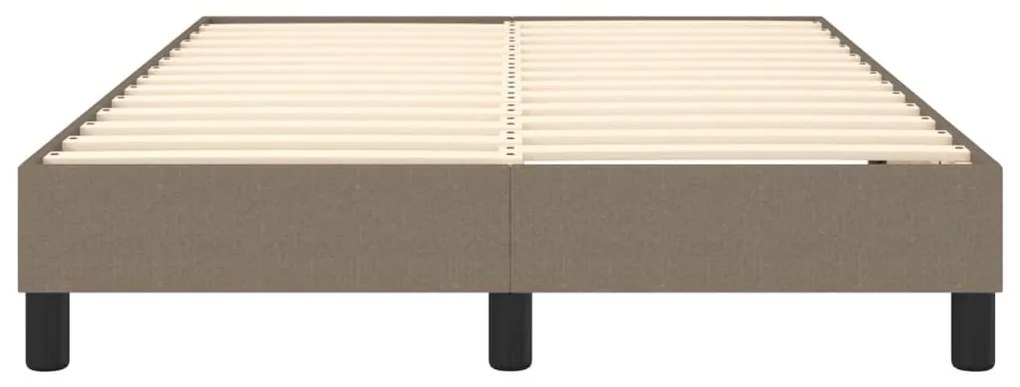 Estrutura cama sem colchão 120x200 cm tecido cinza-acastanhado