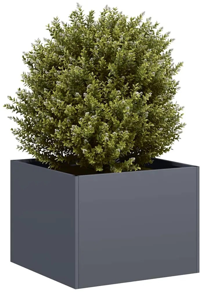 vidaXL Vaso/floreira 40x40x30 cm aço antracite