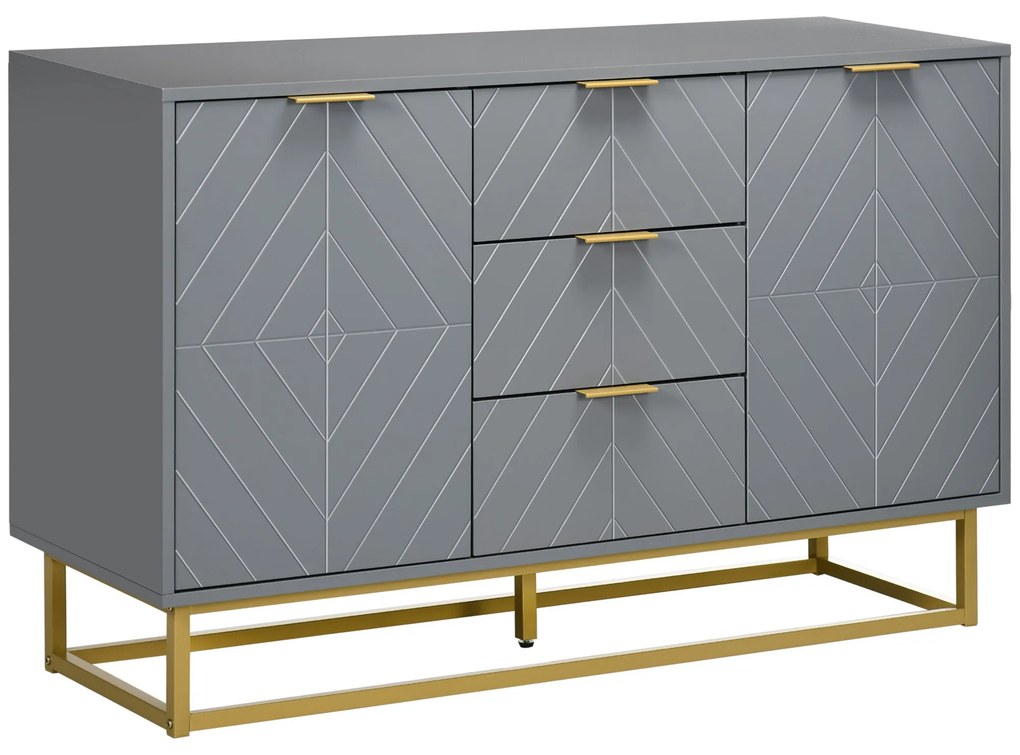 Armário Moderno – Modelo Oslo – 120x40x76 – Armazenamento Vertical – B