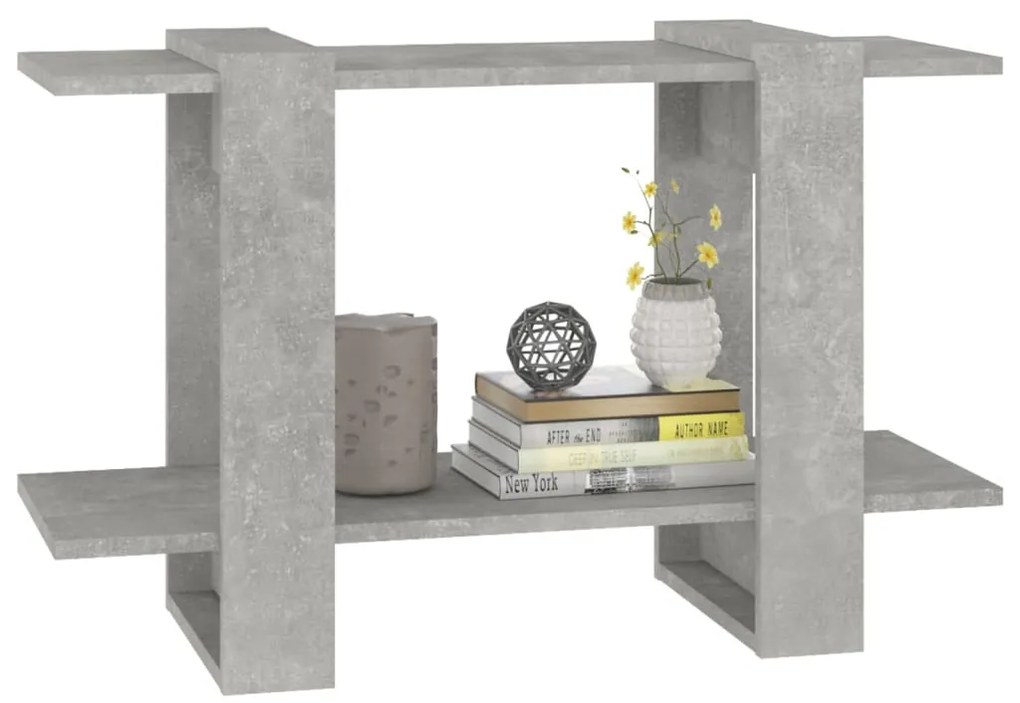 Estante/divisória 80x30x51 cm cor cinzento cimento
