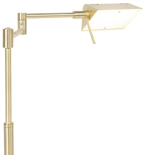 Candeeiro de mesa design dourado com LED e dimmer tátil - Notia Moderno