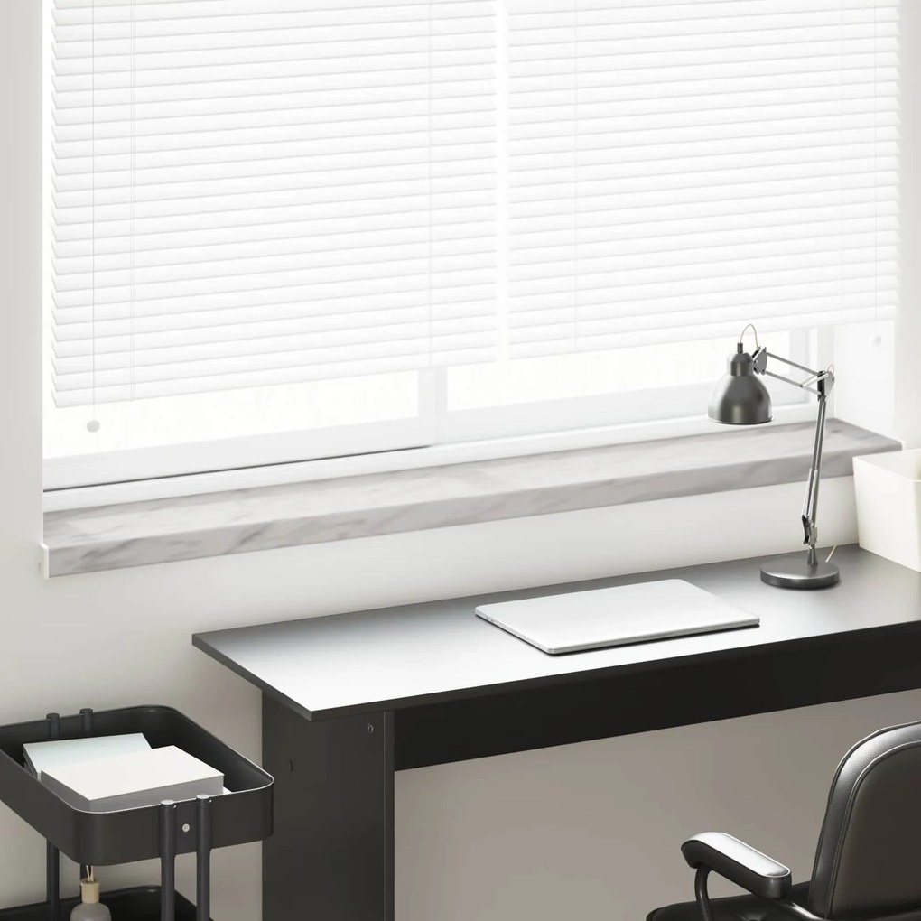 vidaXL Soleira de Janela Texto de Mármore -enure 140 x 20 x 4,5 cm PVC