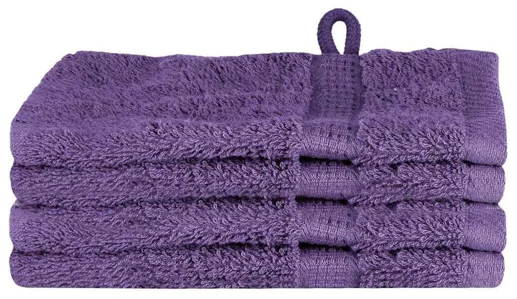 Panos de prato 4 pcs Roxo 15 x 21 cm Algodão