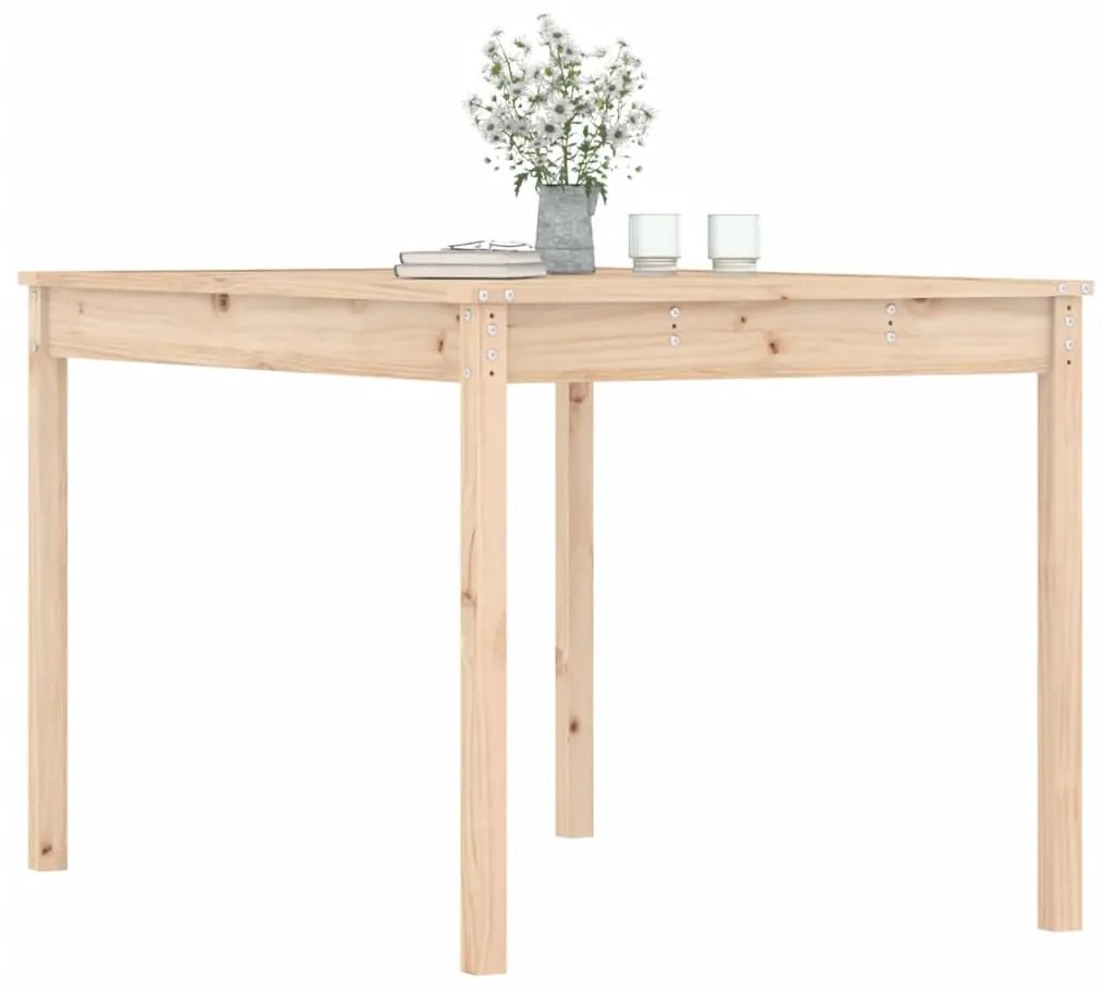 Mesa de jardim 121x82,5x76 cm madeira de pinho maciça