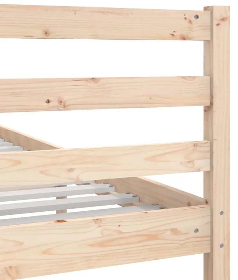 Estrutura de cama pequena solteiro 75x190 cm madeira maciça