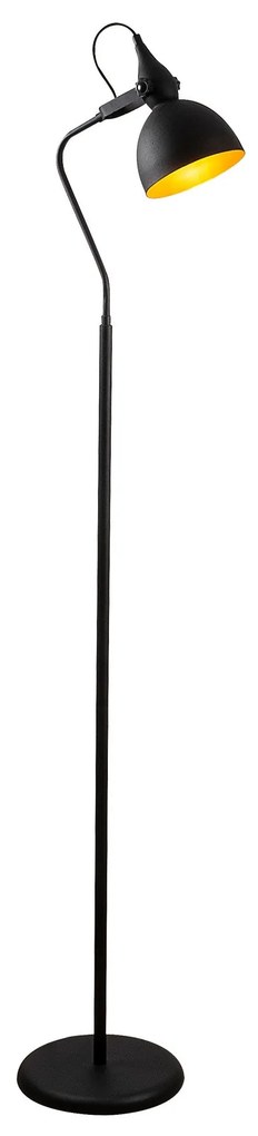 Candeeiro de Pé Lik – Preto e Dourado – 35 x 30 cm