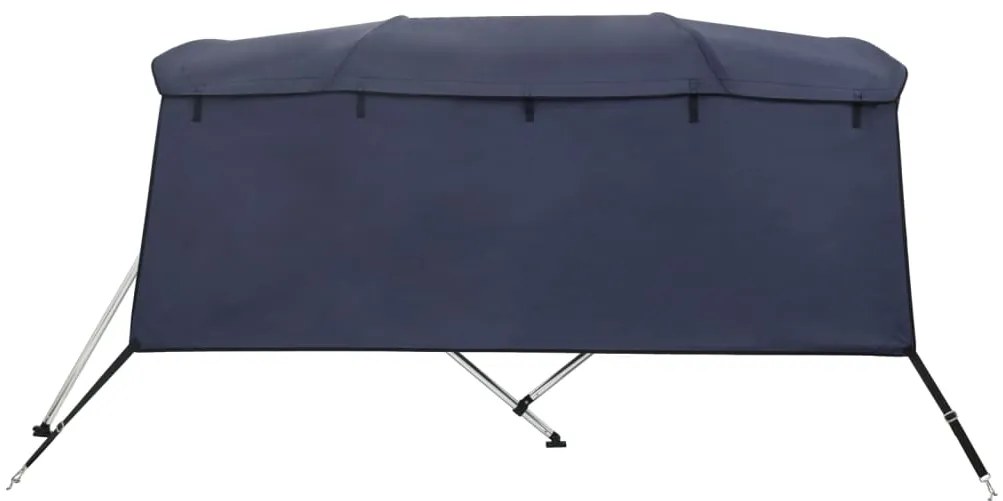 Toldo de 4 arcos Bimini c/ paredes laterais 243x(170-182)x137cm