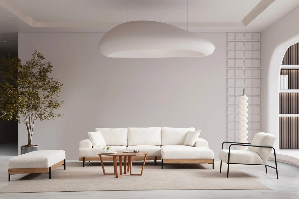 Sofá de Canto Eti – Branco – 280 x 170 cm