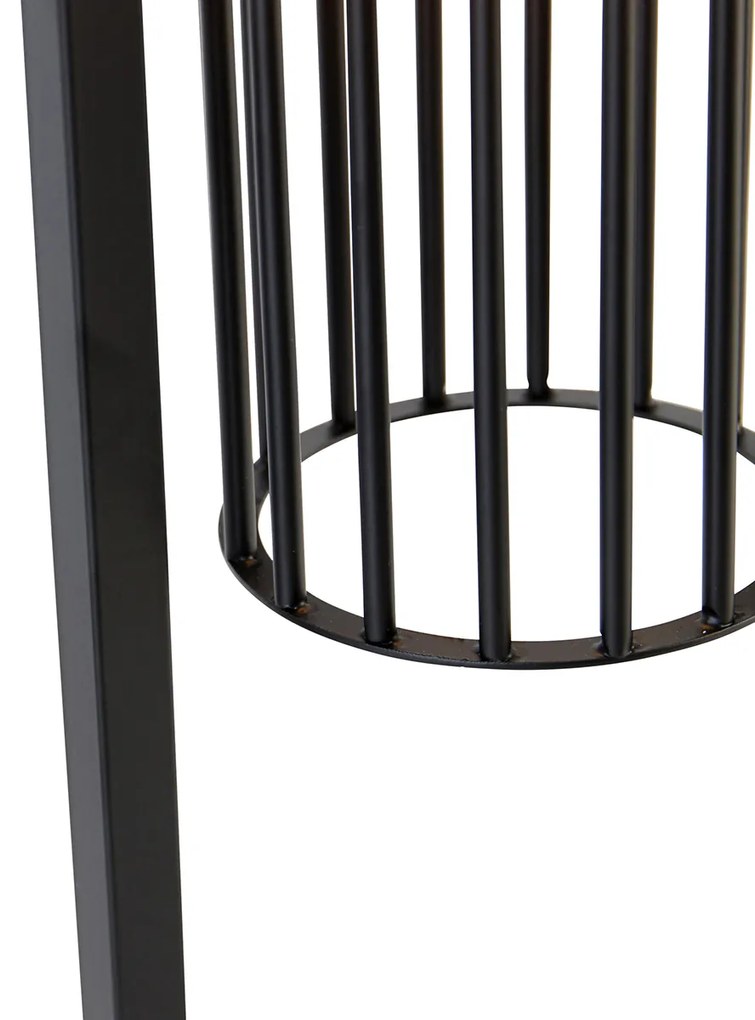 Candeeiro de mesa inteligente moderno preto com Wi-Fi ST64 - Balenco Wazo