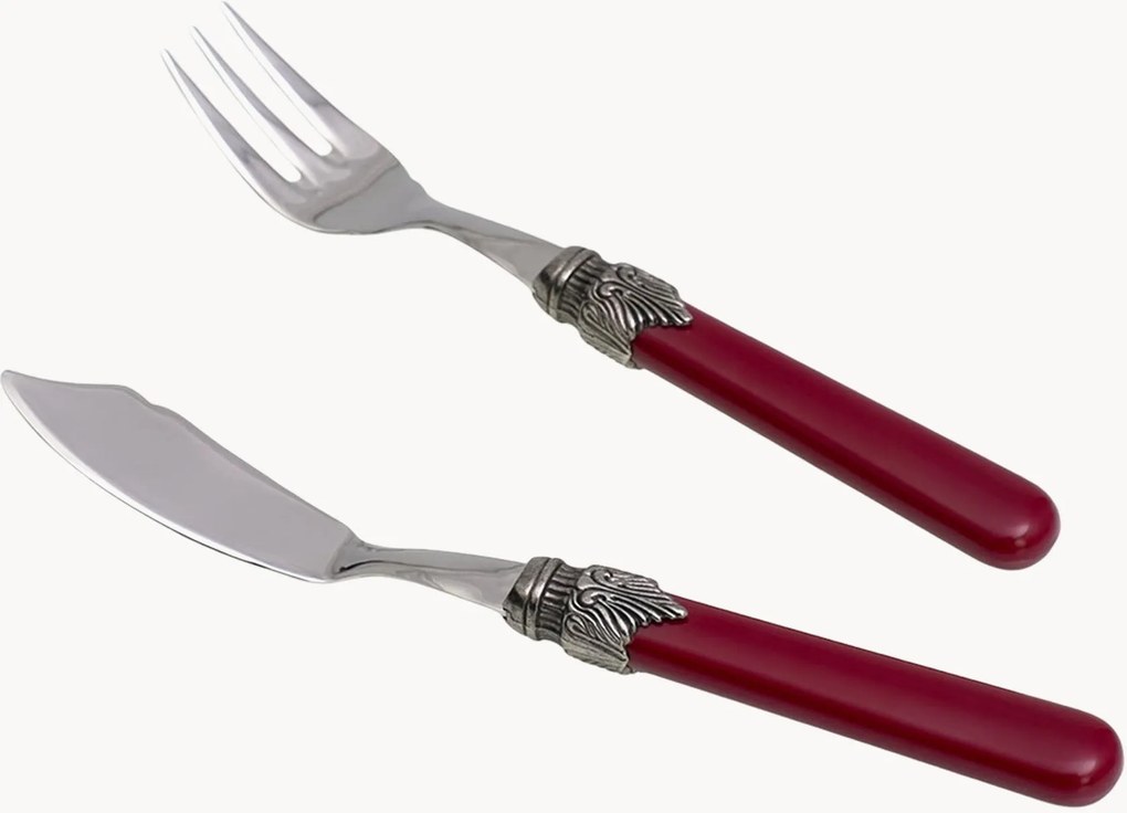 Cojunto de talheres de peixe Classic, 6 pessoas, conjunto de 12