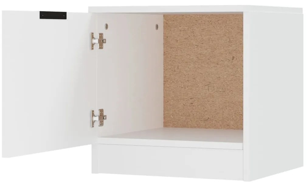Mesas de cabeceira 2 pcs 40x39x40 cm branco