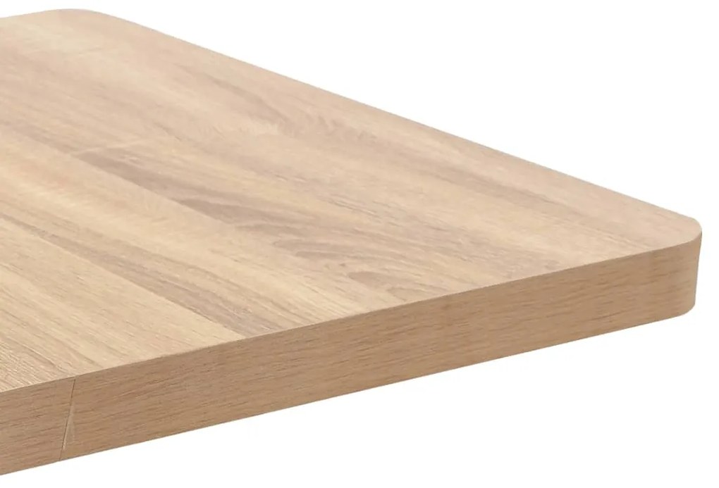 Mesa bistrô 60x60 cm MDF castanho-claro