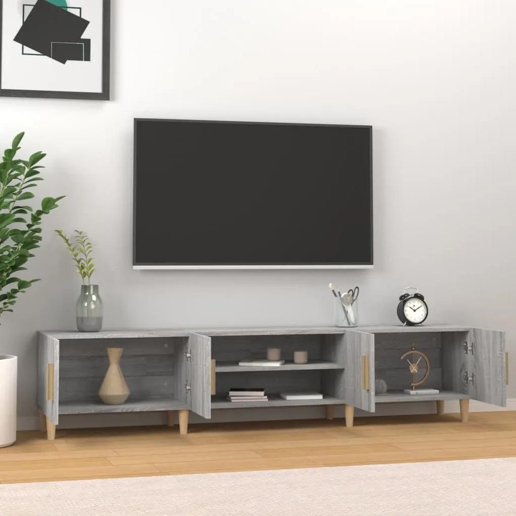 Móvel de TV 180x31,5x40 cm derivados de madeira cinza sonoma