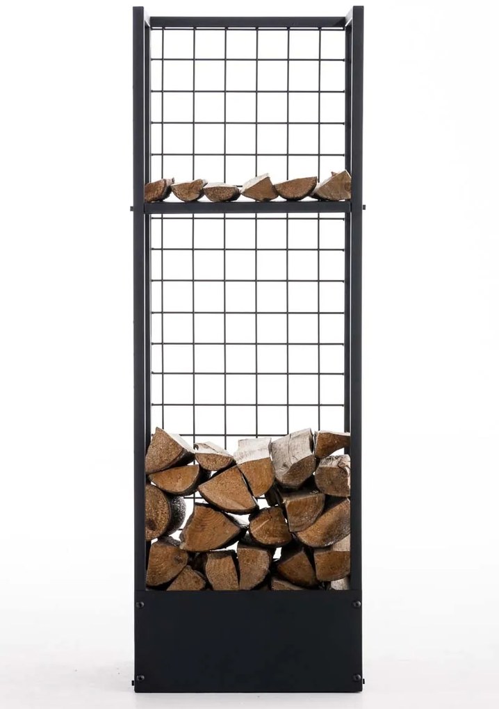 Suporte para lenha Forrest 40 x 40 x 120 Preto