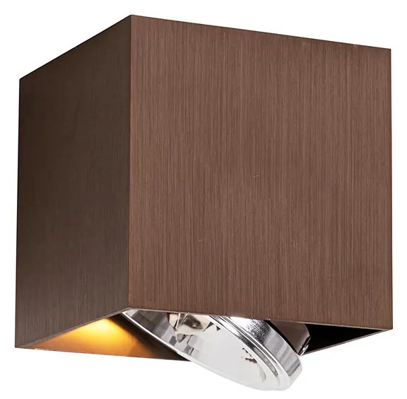 Projetores design bronze escuro quadrado rotativo e inclinável - Box Design