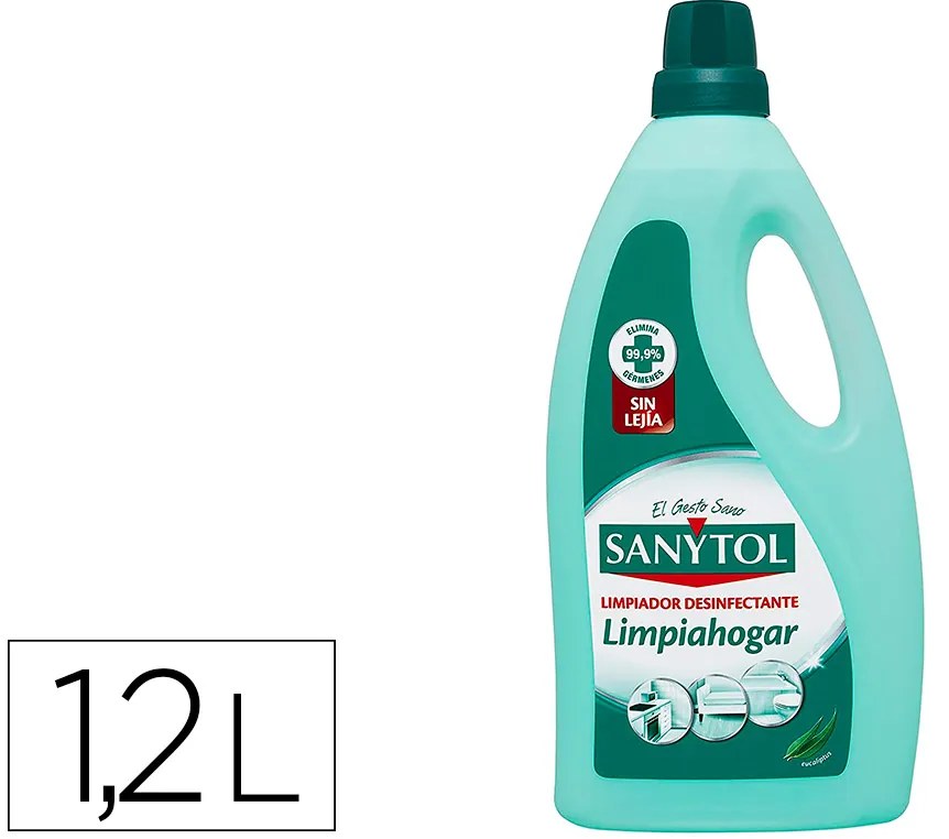 Detergente Desinfetante Sanytol Limpeza Domestica Multisuperficies Frasco de 1200 Ml