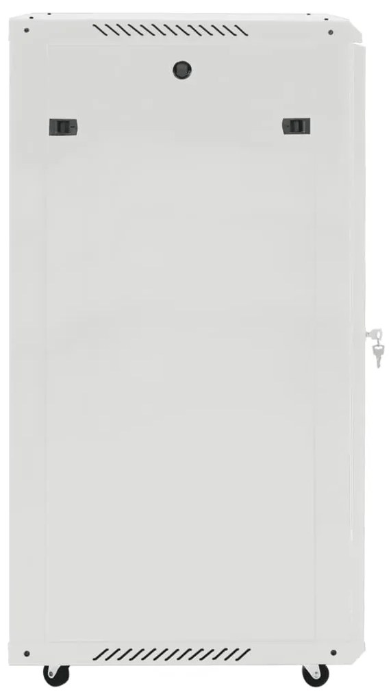 Armário bastidor 22U c/ pés giratórios 19" IP20 60x60x120 cm