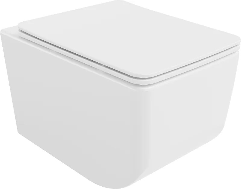 Mexen Vera sanitário Rimless com assento de fecho suave slim, duroplástico, branco - 30164000