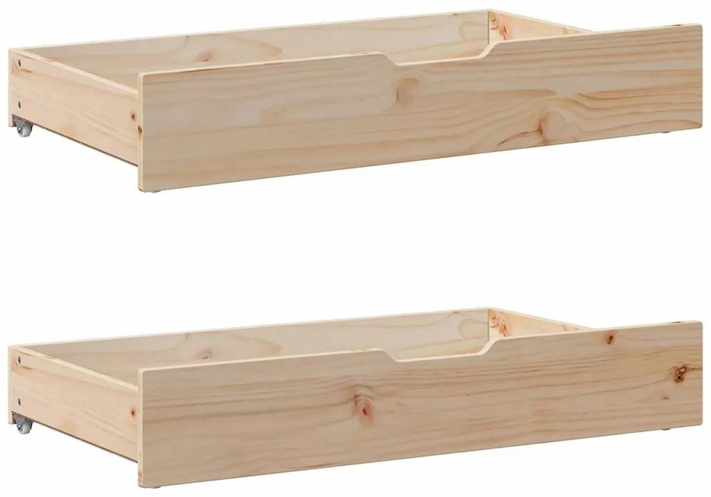 Sofá-cama com gavetão e gavetas sem colchão 90x190 cm