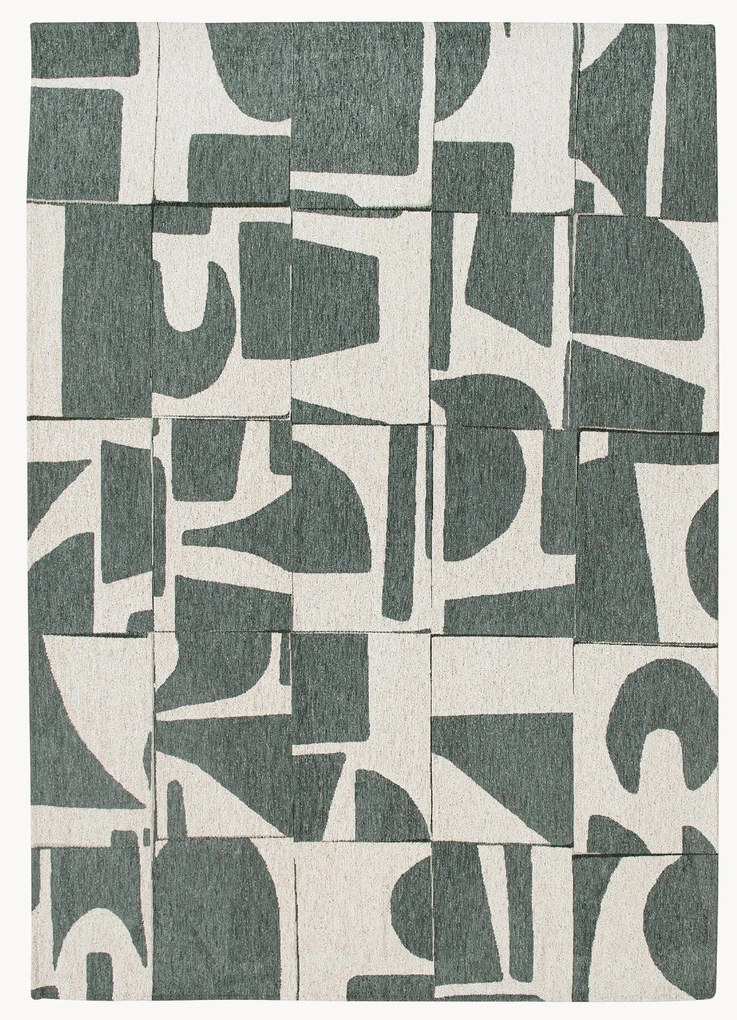 Tapete lavável em jacquard para interior e exterior Papercut