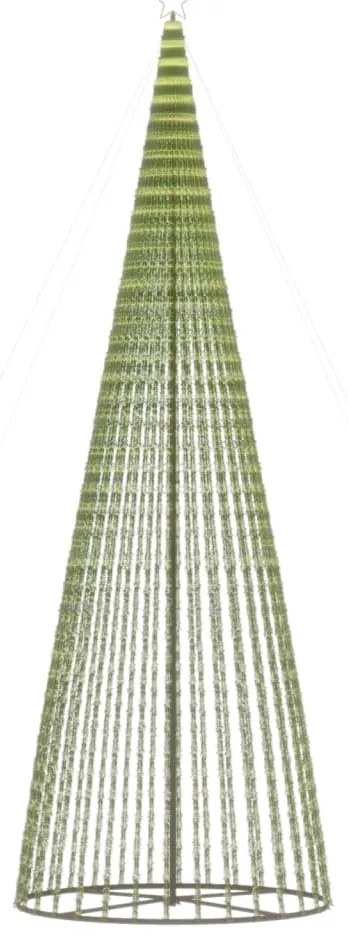 LED Árvore de Natal 1544 LEDs Branco Quente 500 cm