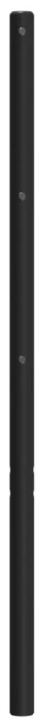 Cabeceira de cama 140 cm metal preto