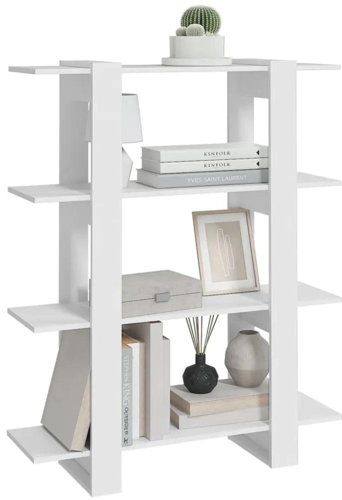 Estante/divisória 100x30x123,5 cm branco