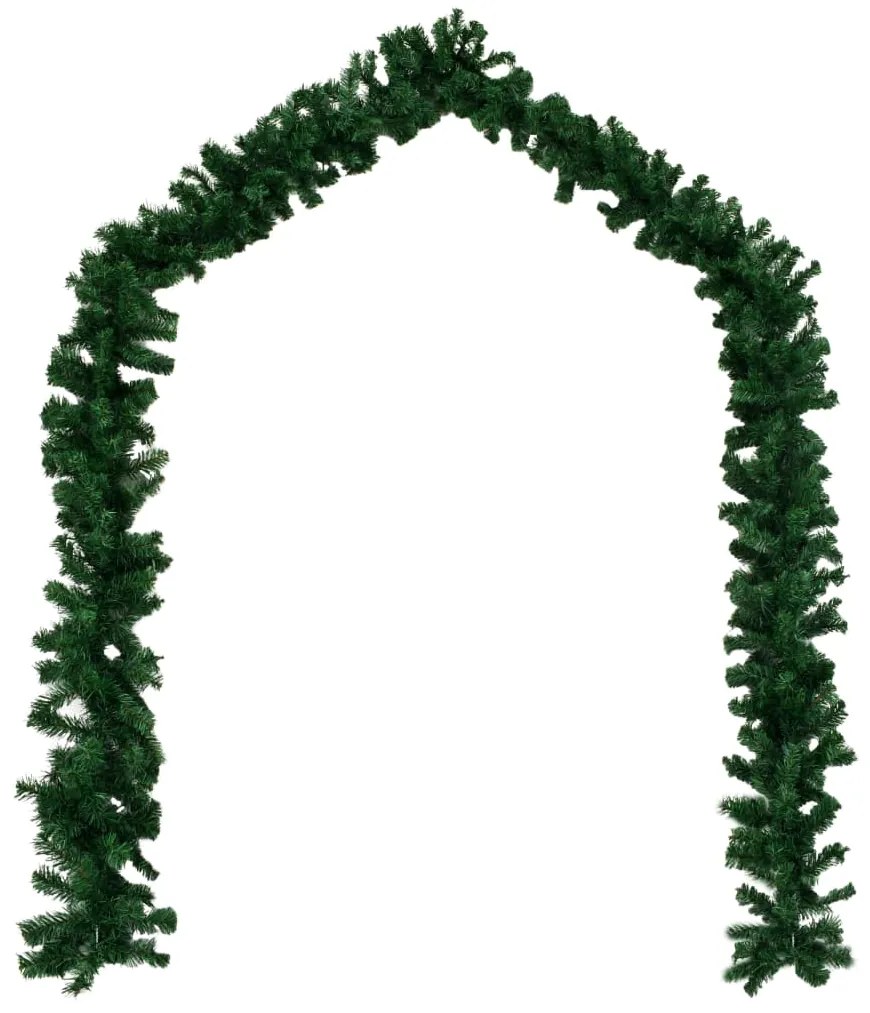 Grinalda de Natal 4 pcs 270 cm PVC verde
