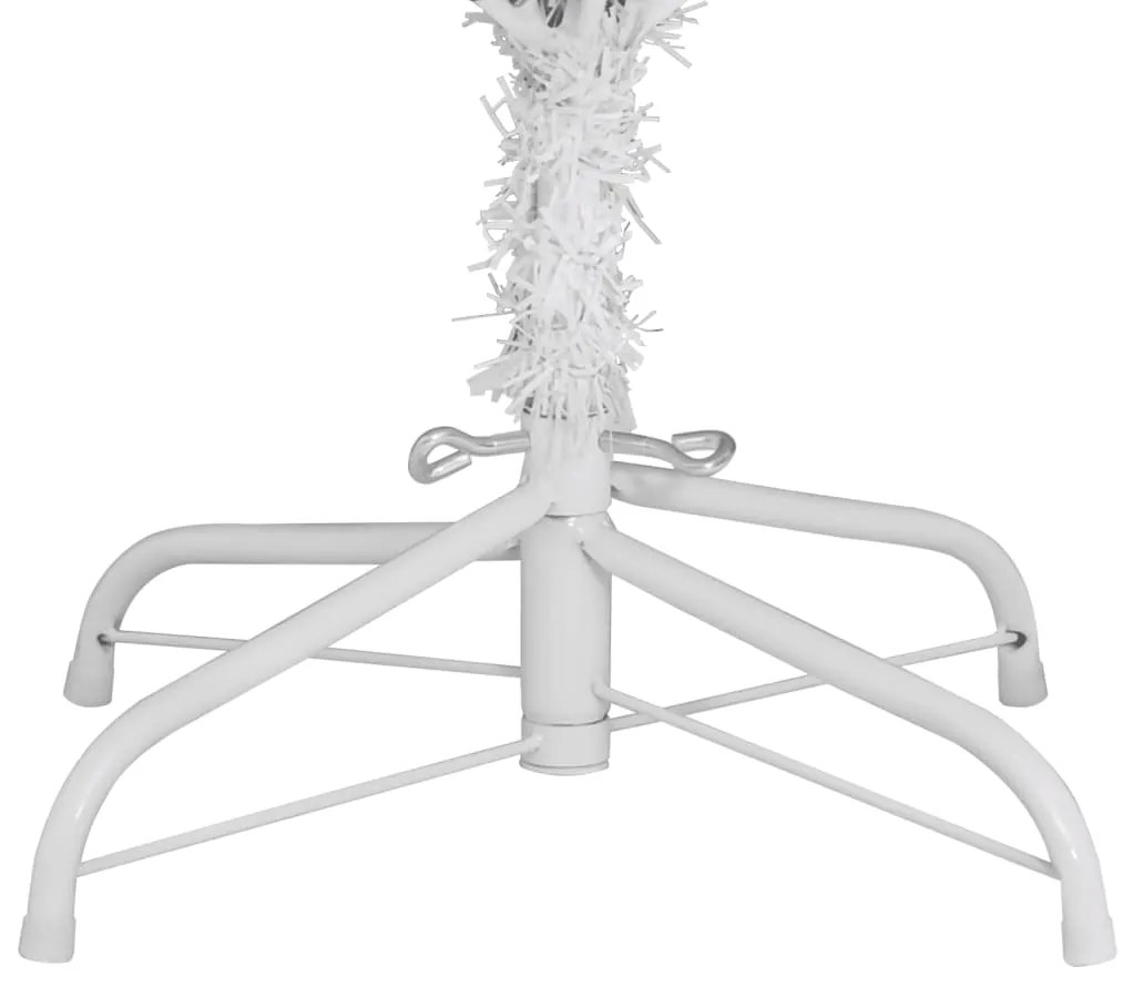 Árvore de Natal artificial articulada com suporte 180 cm branco