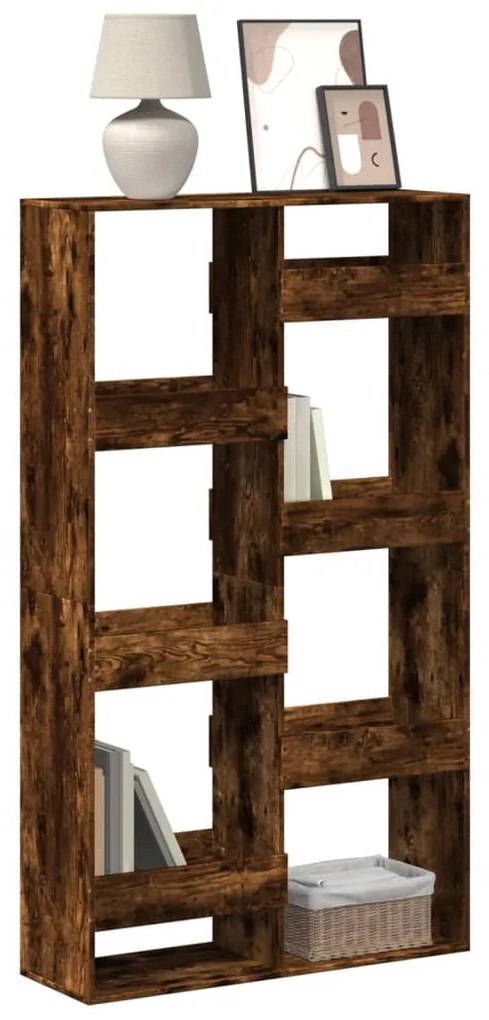 Estante 100x33x175 cm derivados de madeira carvalho fumado