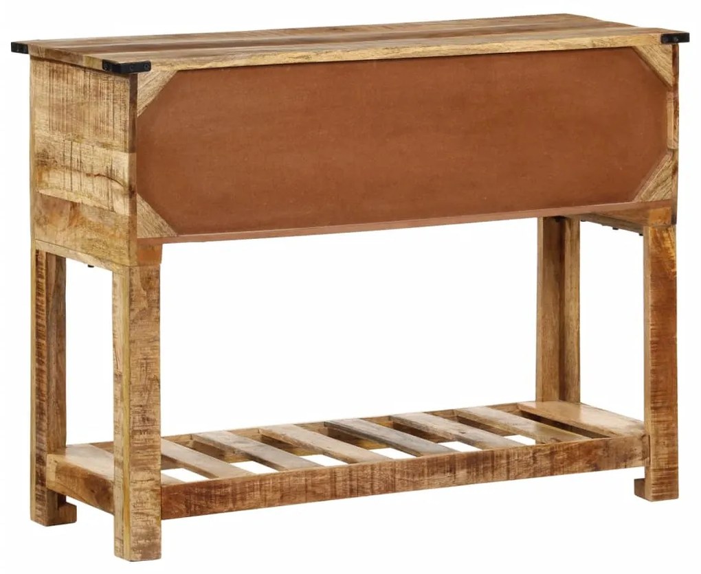 Mesa consola 100x35x75 cm madeira de mangueira maciça