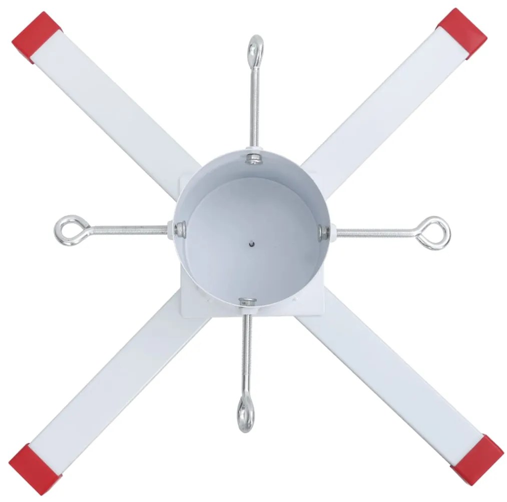Suporte para árvore de Natal 61x61x15,5 cm branco