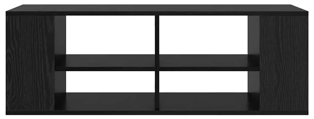 Gabinete para TV com prateleira Carvalho preto 102 x 35 x 35 cm