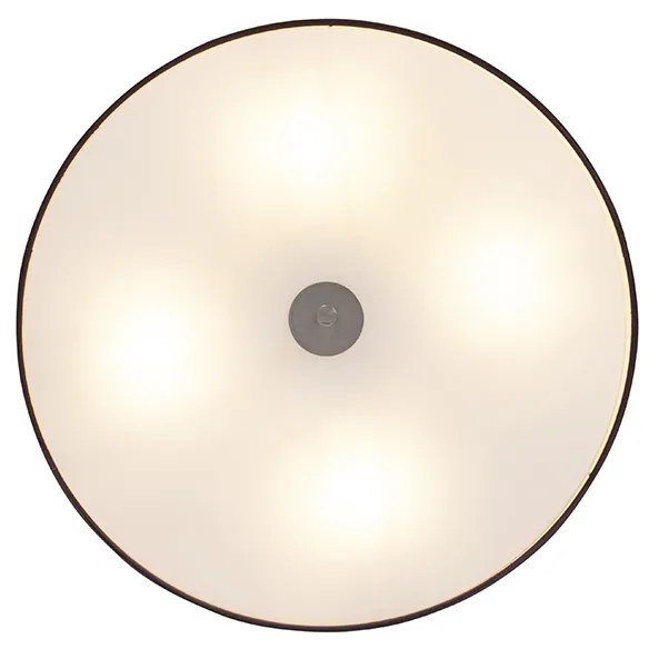 Candeeiro de teto rústico castanho 50 cm - Drum Country / Rústico,Moderno