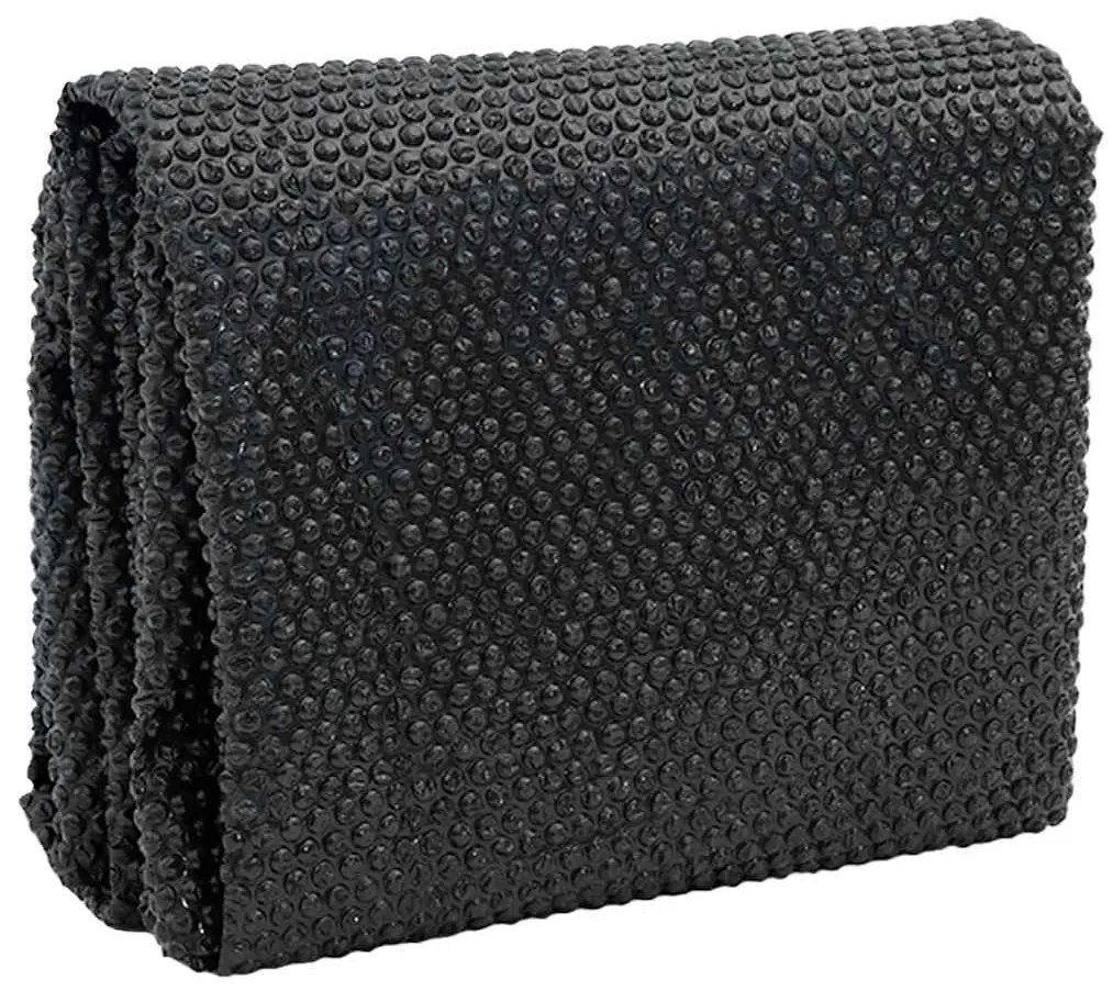 Cobertura retangular para piscina 1000x600 cm PE preto