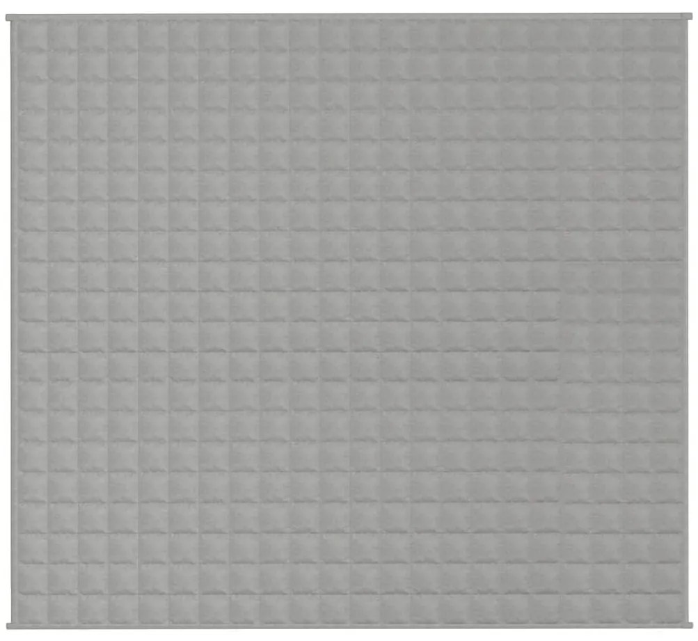Manta pesada 9 kg 200x230 cm tecido cinza